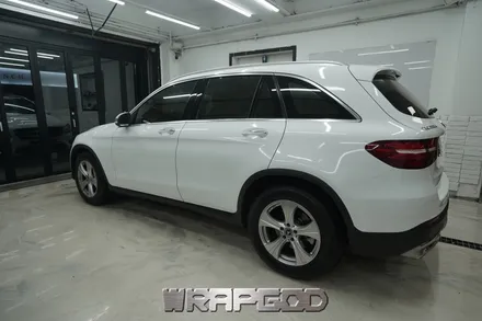 벤츠 GLC 220d , 에이버리 유광 화이트 전체 랩핑 시공 / 김포 검단 자동차 래핑 전문점 랩갓 WRAPGOD / 김포 양촌읍
