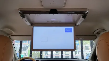 남양주 신형 카니발 KA4 비클 시네마 안드로이드 천정 모니터 장착
