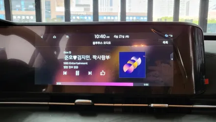 남양주 신형 카니발 KA4 비클 시네마 안드로이드 천정 모니터 장착