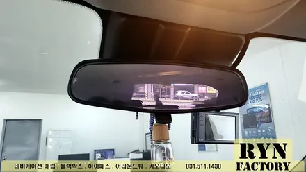 쉐보레 스파크 ECM 하이패스 룸미러 장착