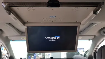 토요타 시에나 비클 시네마 안드로이드 천정 모니터 작업