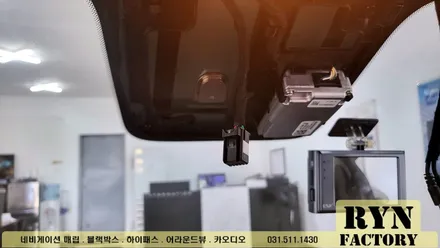쉐보레 스파크 ECM 하이패스 룸미러 장착