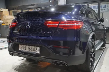 벤츠 GLC43AMG 배기음튜닝 돋보이는 사운드 가변배기튜닝 커스텀 중통 앤드 적용 / 서울 동작