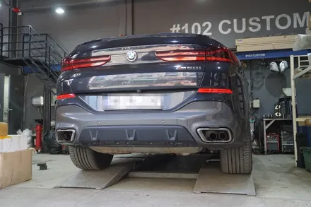 BMW G06 X6 M50i 배기음이 오우.. 정말 경이롭습니다... 가변배기튜닝! / 서울 동작