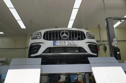 벤츠 GLB35AMG 필수 작업인거 아시죠? 배기 사운드 중통 소음기 작업 / 서울 동작