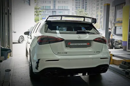 벤츠 신형 A45AMG 와...팝콘이... 와 완벽하다....! / 서울 동작