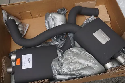 벤츠 W213 E63AMG 브라부스 카본 디퓨져, 브라부스 배기 시스템 적용 / 서울 동작