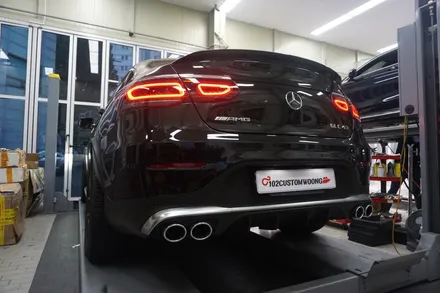 벤츠 GLC43AMG 페이스리프트 배기 튜닝 아미트릭스 배기 시스템 적용 / 서울 동작