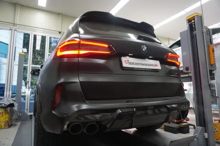 BMW X5 M 컴페티션 배기 튜닝 8기통 최고의 사운드! 가변 배기 세팅 / 서울 동작