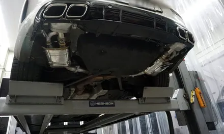 벤츠 C43AMG 카브리올레 퍼포먼스 디퓨져 머플러 팁 가변 배기 튜닝 세팅하기! / 서울 동작