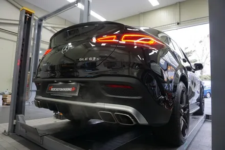 신형 벤츠 GLE63 S AMG  끝내주는 배기음 세팅과 독일 ASR 모듈 작업 완료! / 서울 동작