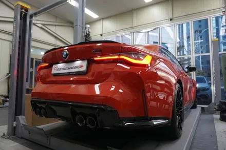 BMW M4 컴페티션 배기 튜닝 보다 강력한 M으로 완성시키는 배기 사운드 작업 / 서울 동작