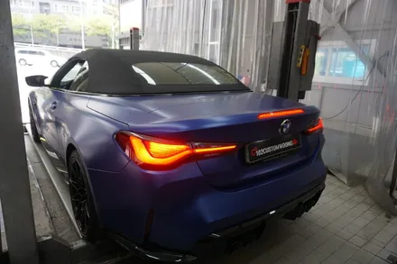 BMW G82 M4 컴페티션 컨버터블 ㅎㄷㄷ한 끝짱나는 팝콘배기음 / 서울 동작