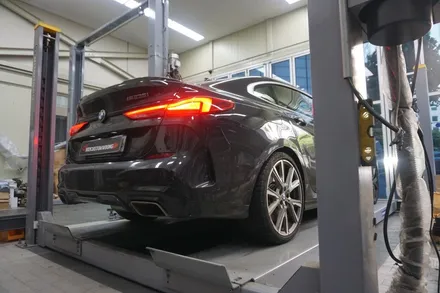 BMW M235i 배기 튜닝 아주 살벌하게 터지는 팝콘 이건 필수입니다! / 서울 동작