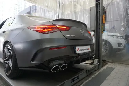 벤츠 CLA45 S AMG 과하지 않게 20% 배기음 증폭 튜닝! 분명한 차이를 느끼실 거예요. / 서울 동작
