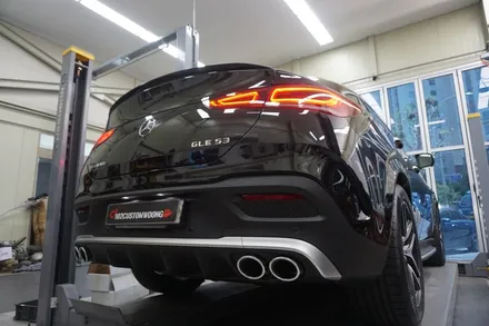 벤츠 GLE53AMG쿠페 배기 튜닝 AMG 배기음을 최대치로 꺼냈습니다! / 서울 동작