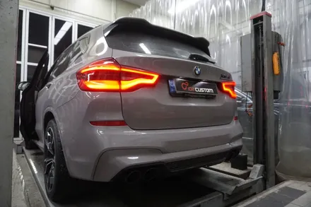 BMW X3 M컴페티션 배기 튜닝 살발한 팝콘이 터져줍니다! 재미 상승 100% 중통 작업기 / 서울 동작