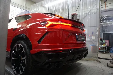 람보르기니 우루스 필수 배기 튜닝 V8 배기 사운드 엔드 개조 3-40% 가변 모듈 장착하였습니다 / 서울 동작