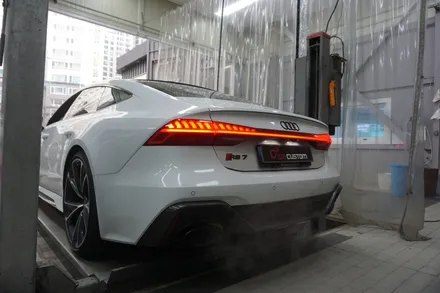 아우디 RS7 (C8) 중통 모듈 작업 V8 환상적인 사운드로 세팅되었습니다 / 서울 동작