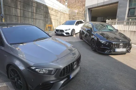 벤츠 W177 A45AMG 중통 작업으로 AMG 사운드 확실하게 꺼내드렸습니다 / 서울 동작