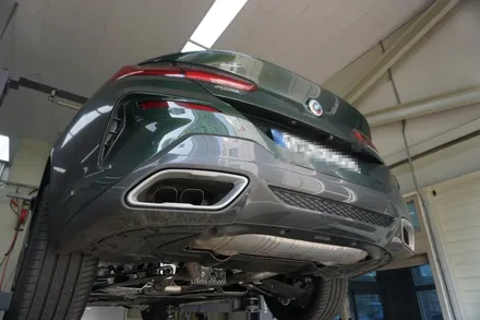 BMW M850i 배기 튜닝 중통 보펜 모듈 작업으로 빵빵한 V8 팝콘 사운드 완성하였습니다 / 서울 동작