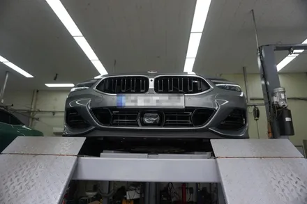 BMW M850i 배기 튜닝 스포티한 팝콘 배기음 완성 중통 보펜 모듈 작업 / 서울 동작구