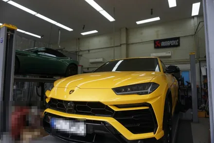 람보르기니 우루스 V8 배기 튜닝 완벽한 천둥 황소 사운드 배기음 완성하였습니다 / 서울 동작구