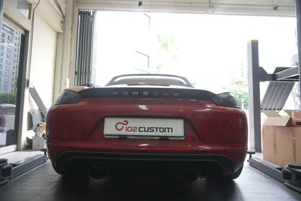 포르쉐 718 박스터 GTS 4.0 배기 튜닝 꼭 필요한 모듈 작업으로 확실한 배기음 세팅하였습니다 / 서울 동작구