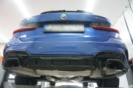 BMW M340i 투어링 배기 튜닝 3-40% 배기 사운드 증폭 아주 강력합니다! / 서울 동작구