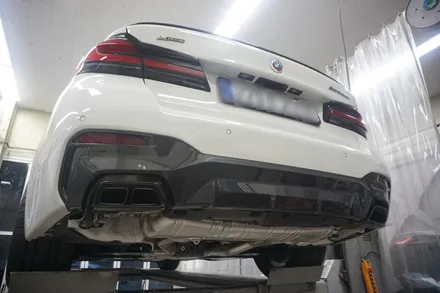 BMW M550i 8기통 사운드 제대로 완성 시키는 배기 튜닝 진행하였습니다. / 서울 동작구