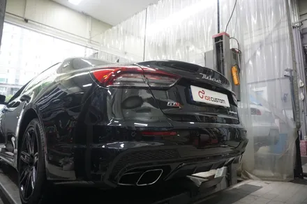 마세라티 콰트로포르테 GTS 배기 튜닝 30% 사운드 증폭, 리모컨 컨트롤러 작업 / 서울 동작구