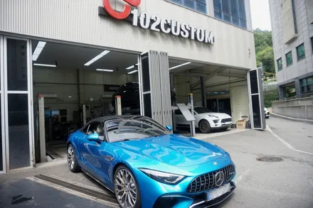 신형 벤츠 SL63AMG 로드스터 배기 튜닝 호랑이 배기음 완성하기! / 서울 동작구