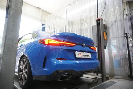 BMW M235i 배기 튜닝 스포츠한 배기음 제대로 완성하였습니다. / 서울 동작구