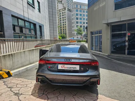 아우디 RS7 V8 배기 튜닝 아주 화끈합니다. 중통 작업으로 30% 사운드 증폭시켰습니다. / 서울 동작구