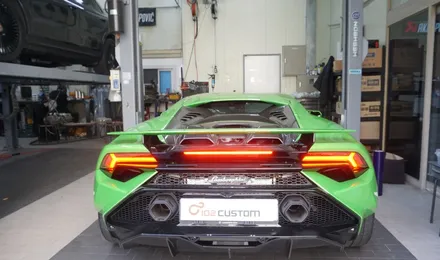 람보르기니 우라칸 테크니카 배기 튜닝 카프리스토 가변 모듈 작업 / 서울 동작구