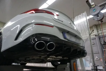 벤츠 CLA45 S AMG 스포티한 배기음 완성! 중통, 엔드 가변 배기 튜닝 진행하였습니다. / 서울 동작구