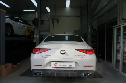 벤츠 CLS53AMG 배기 튜닝 중후하고 고급스러운 버블 팝콘 배기음 완성하였습니다. / 서울 동작구