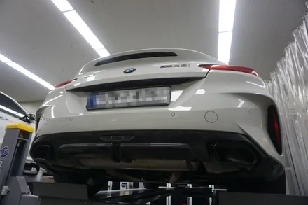 BMW Z4 M40i 배기음 튜닝하기 환상의 조합! 중통 엔드 보펜 모듈 작업기 / 서울 동작구