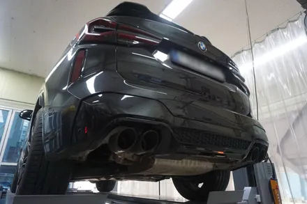 BMW X3 M 컴페티션 배기음 튜닝 팝콘 배기음 제대로 완성 중통 모듈 작업기 / 서울 동작구