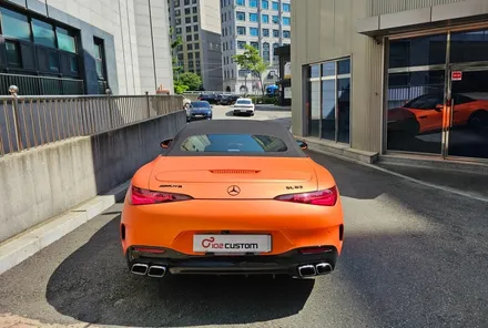 벤츠 SL 63 AMG 배기 튜닝 8기통 호랑이 배기음 부각시켜드렸습니다. / 서울 동작