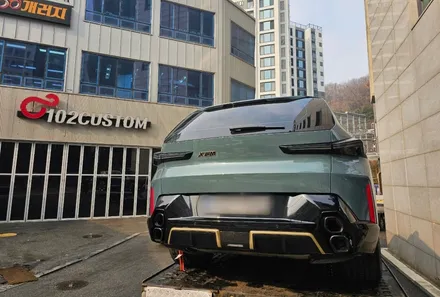 BMW XM 배기 튜닝, 최대치의 사운드 증폭! 중통 엔드 가변 모듈 작업기 / 서울 동작