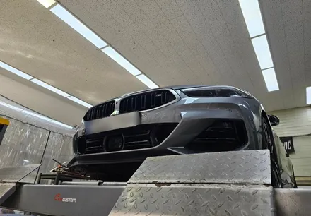 M850i 배기 튜닝 시그니처 중통 보펜 모듈 작업 진행하였습니다. / 서울 동작