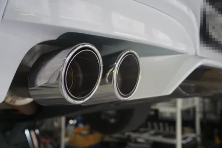 BMW F12 M6 배기튜닝 즐거움을 더하는 사운드 입히기! 커스텀 엔드 중통 소음기 교체 듀얼 실버 머플러 팁 세팅 / 서울 동작
