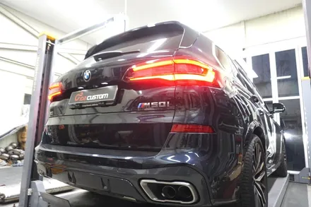 BMW X5 M50i 구조변경 필요 없는 가변 배기 튜닝 브릴란테 배기시스템 장착! / 서울 동작구