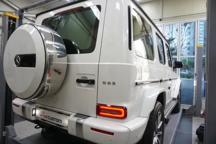 벤츠 G63AMG 배기 튜닝 제일 강력하게 키웠습니다. 상남자 배기음 커스텀 배기! / 서울 동작구