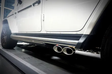 벤츠 W464 G63AMG 배기 튜닝, 완벽한 V8 배기음 완성하였습니다. / 서울 동작구