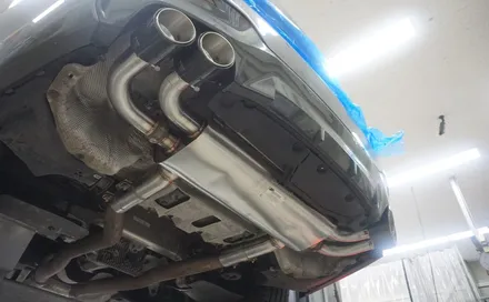 BMW G30 M550i V8 배기 튜닝 구조변경NO 브릴란테 가변 배기 시스템 적용 / 서울 동작구