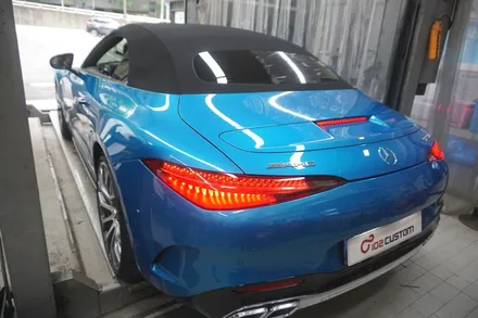 신형 벤츠 SL63AMG 로드스터 배기 튜닝 호랑이 배기음 완성하기! / 서울 동작구