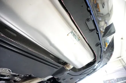 BMW M850i 8기통 배기 튜닝 구조변경NO 브릴란테 카본 머플러 팁 장착을 모두 완료하였습니다. / 서울 동작구