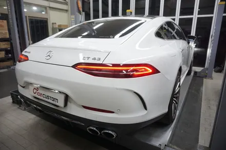 벤츠 GT43AMG 배기 튜닝 강력한 버블 팝콘 배기음 완성시켰습니다! / 서울 동작구